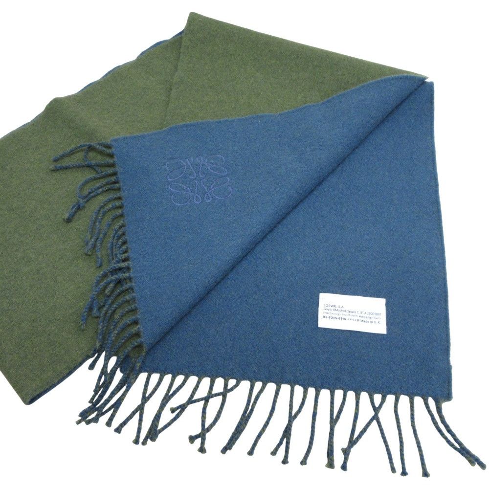 Loewe Loewe Loewe Anagram Cashmere Blend Scarf Textile Scarf DUTY FREE for USA Size ONE SIZE - 2 Thumbnail
