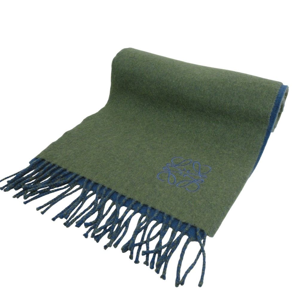 Loewe Loewe Loewe Anagram Cashmere Blend Scarf Textile Scarf DUTY FREE for USA Size ONE SIZE - 3 Thumbnail