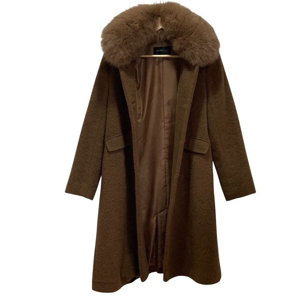 Other Other INVERNALE Fox Fur Cashgora Coat Fur Outerwear DUTY FREE for USA Size ONE SIZE - 4 Thumbnail