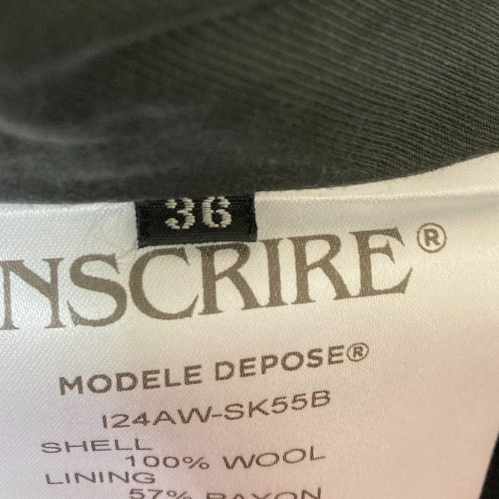 Other Other INSCRIRE Gun club upside-down Wool Skirt Textile Skirts DUTY FREE for USA Size ONE SIZE - 7 Thumbnail