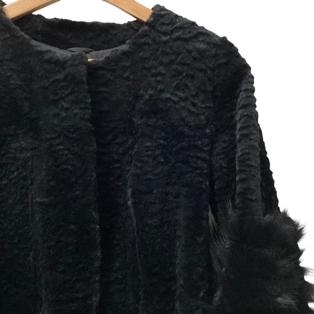 Other Other martinique Rabbit Fox Fur Collarless Coat Fur Outerwear DUTY FREE for USA Size ONE SIZE - 2 Thumbnail