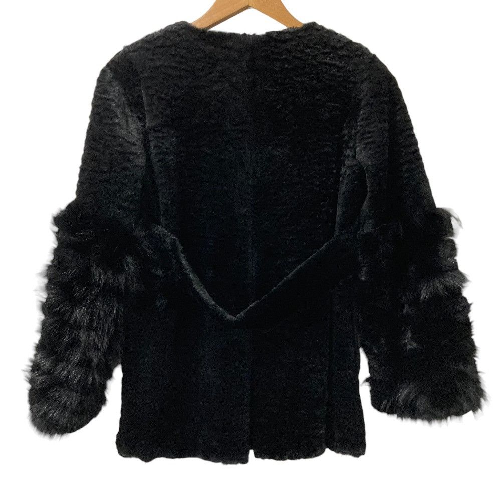 Other Other martinique Rabbit Fox Fur Collarless Coat Fur Outerwear DUTY FREE for USA Size ONE SIZE - 4 Thumbnail