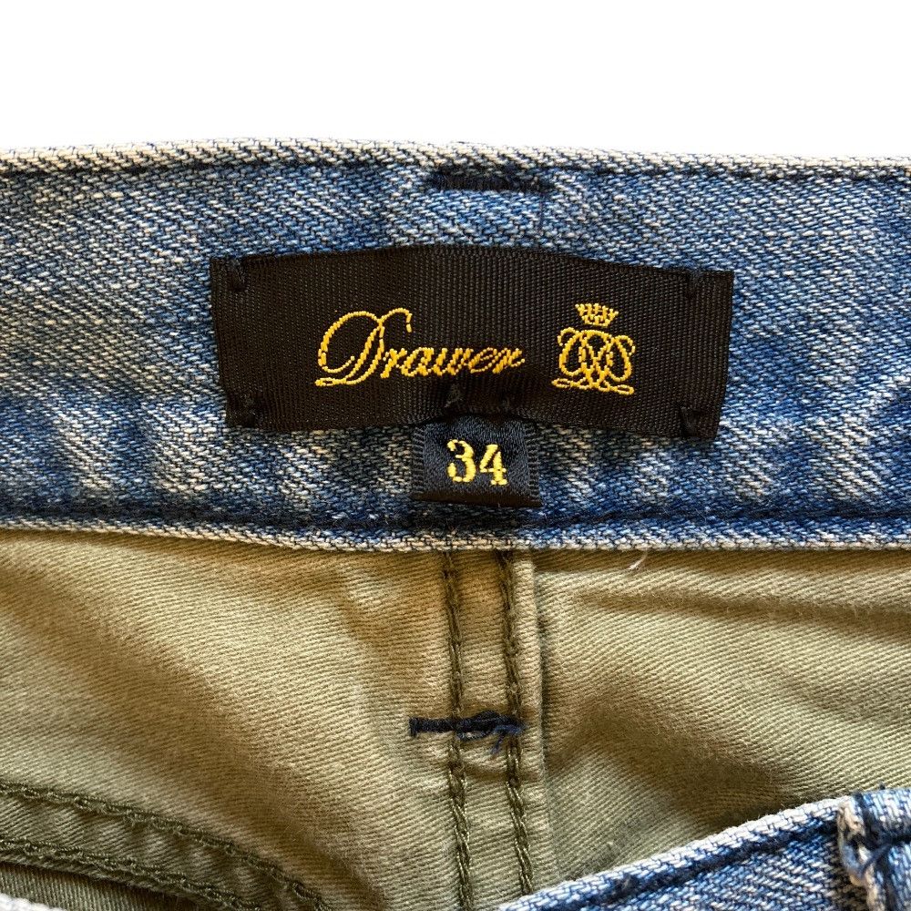 Other Other Drawer Denim Satin Pants Textile Jeans 6514-299-0857 DUTY FREE for USA Size ONE SIZE - 4 Thumbnail