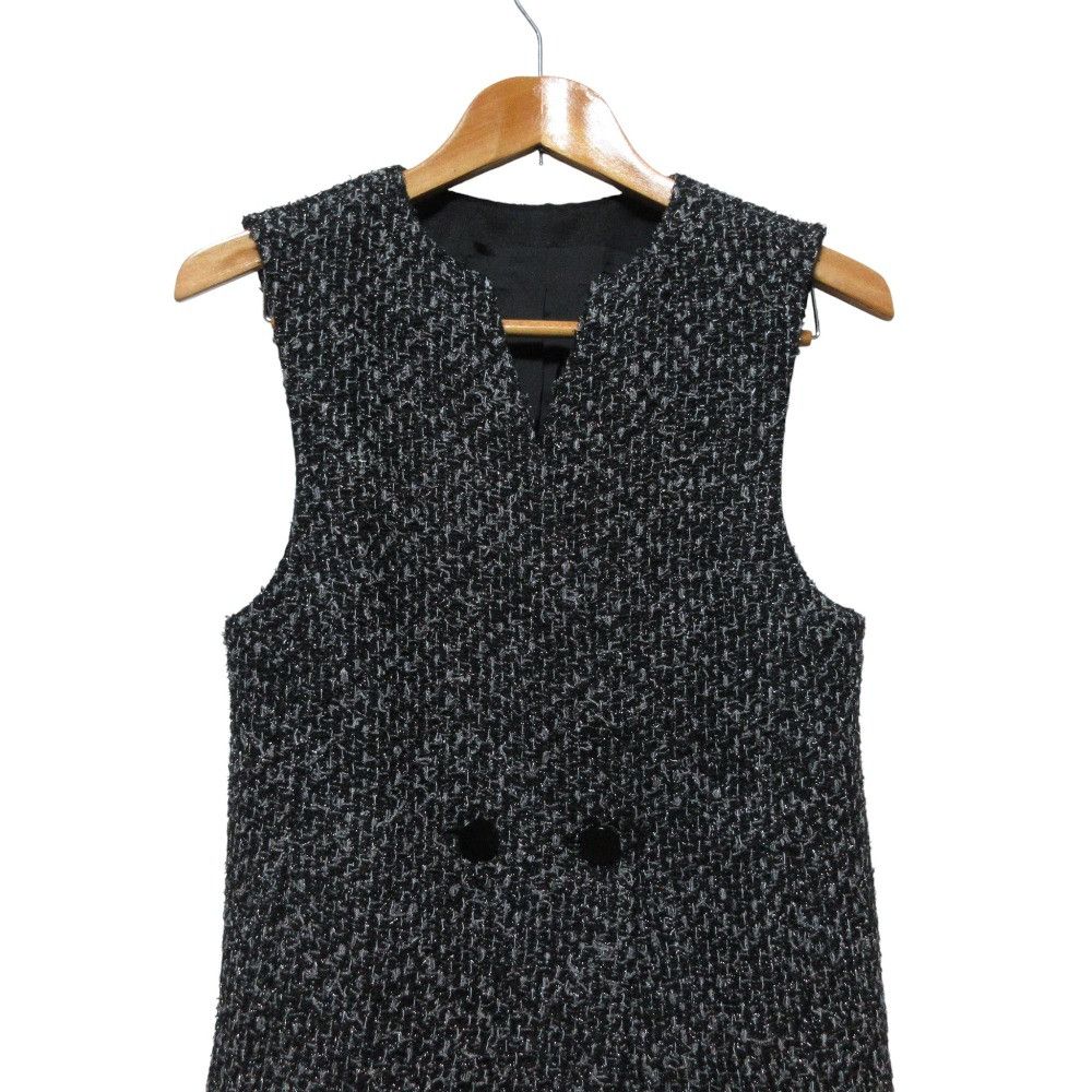 Other Other ANAYI Lame Fancy Tweed Gilet Dress Textile Dresses DUTY FREE for USA Size ONE SIZE - 3 Thumbnail