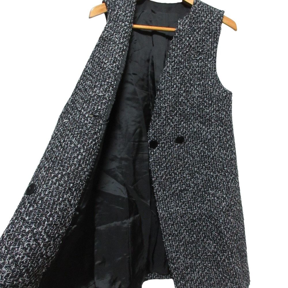Other Other ANAYI Lame Fancy Tweed Gilet Dress Textile Dresses DUTY FREE for USA Size ONE SIZE - 4 Thumbnail