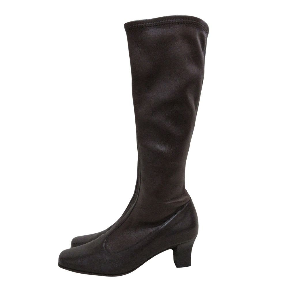 Salvatore Ferragamo Salvatore Ferragamo Salvatore Ferragamo Leather Long Boots Leather Shoes DUTY FREE for USA Size ONE SIZE - 5 Thumbnail