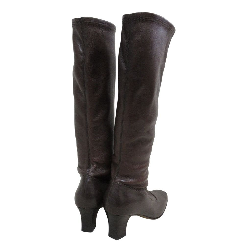 Salvatore Ferragamo Salvatore Ferragamo Salvatore Ferragamo Leather Long Boots Leather Shoes DUTY FREE for USA Size ONE SIZE - 2 Thumbnail