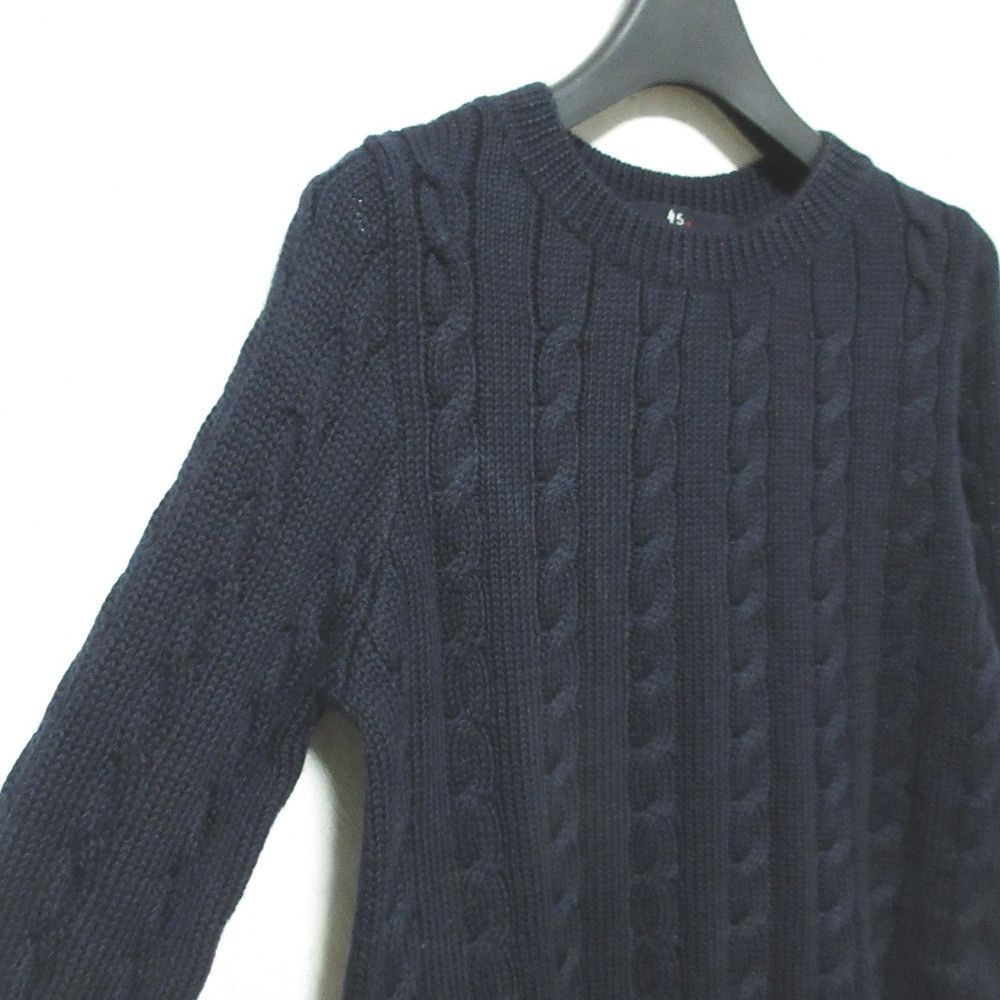 Other Other 45R Wool Cable Knit Sweater Textile Tops 5088036 DUTY FREE for USA Size ONE SIZE - 3 Thumbnail