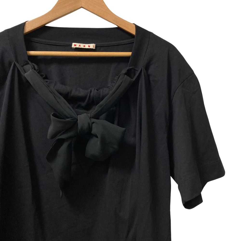 Marni Marni Marni Bow Collar Short Sleeve T-shirt Textile T-Shirts DUTY FREE for USA Size ONE SIZE - 2 Thumbnail