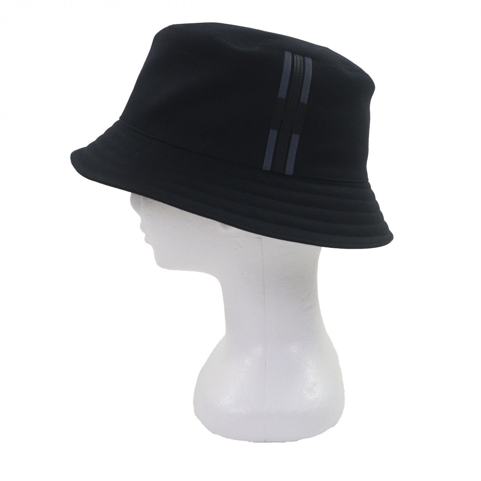 Hermes Hermes Hermès Fred H Stripe58 Cotton Bucket Hat Textile Hats DUTY FREE for USA Size ONE SIZE - 4 Thumbnail