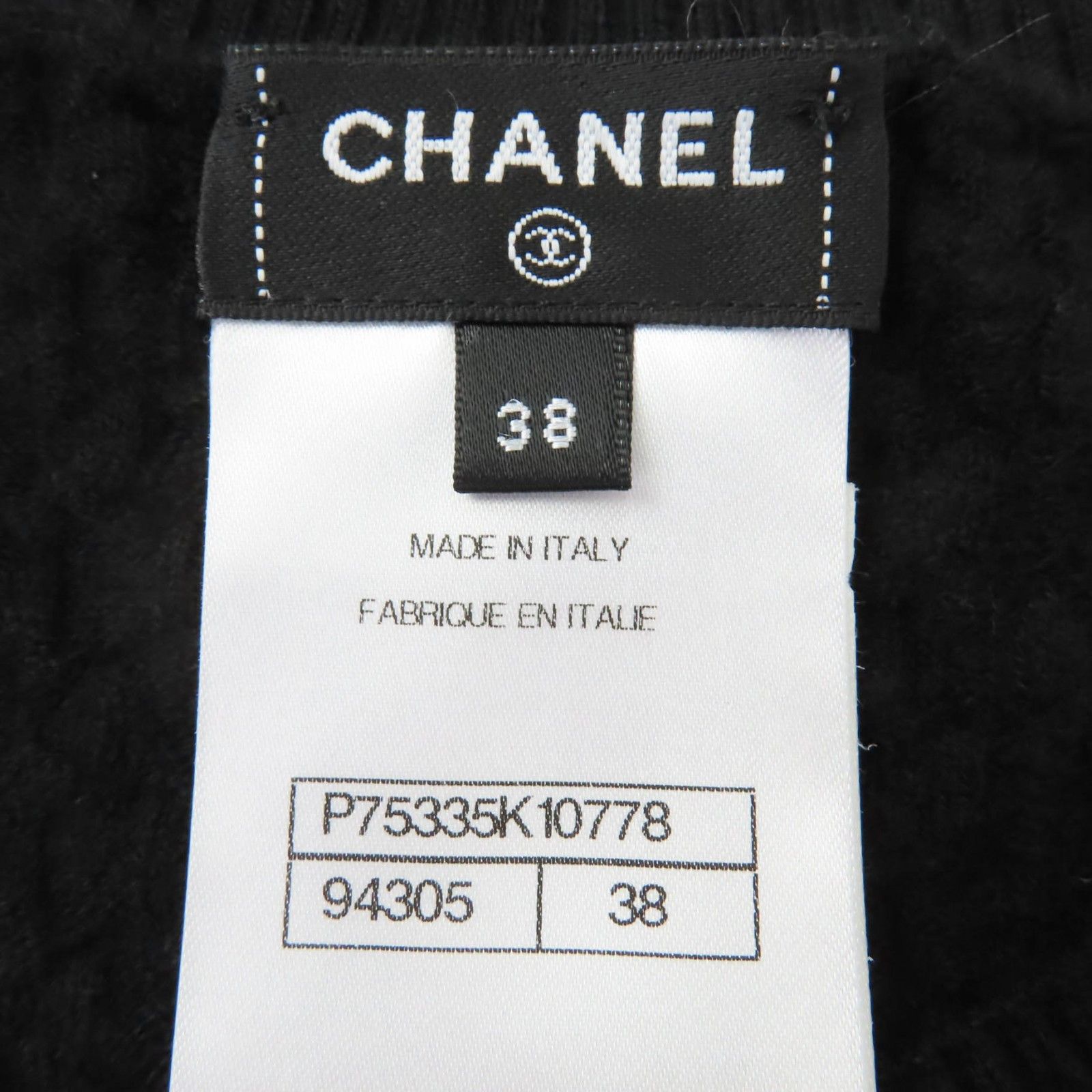 Chanel Chanel Chanel COCO Mark Cashmere Knit Textile Tops P75335K10778 DUTY FREE for USA Size ONE SIZE - 6 Thumbnail