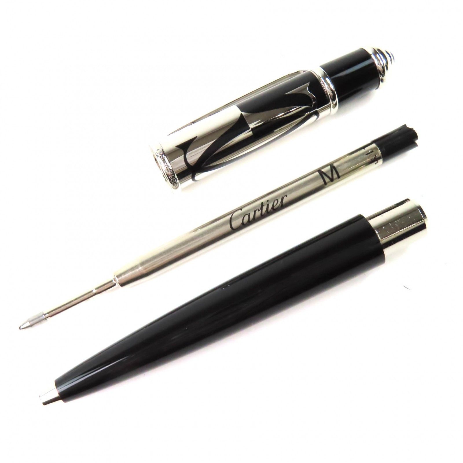 Cartier Cartier Cartier Diabolo de Cartier Logotype Decor Ballpoint Pen Metal Pen ST180121 DUTY FREE for USA Size ONE SIZE - 3 Thumbnail
