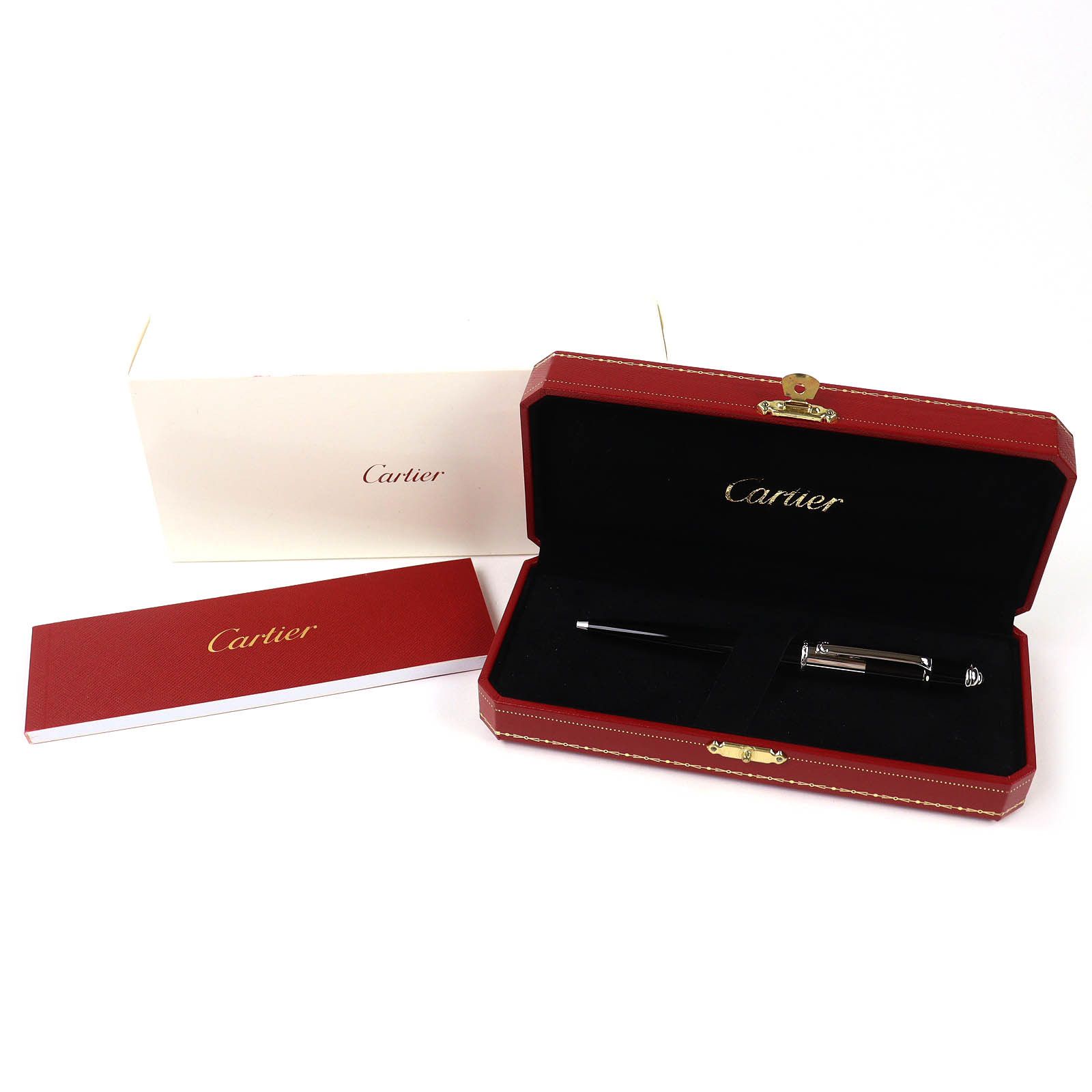 Cartier Cartier Cartier Diabolo de Cartier Logotype Decor Ballpoint Pen Metal Pen ST180121 DUTY FREE for USA Size ONE SIZE - 2 Thumbnail