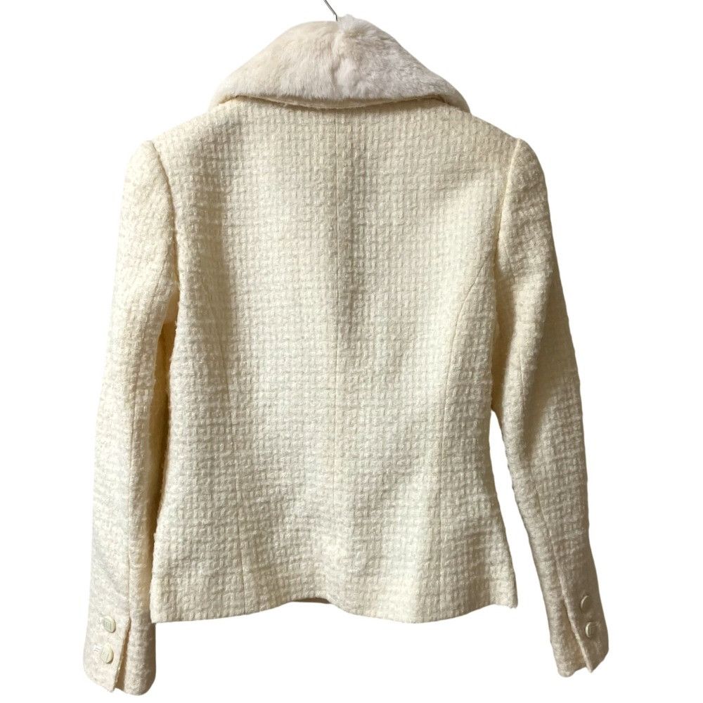 Other Other Rene TISSUE Rex Rabbit Tweed Jacket Fur Outerwear DUTY FREE for USA Size ONE SIZE - 2 Thumbnail