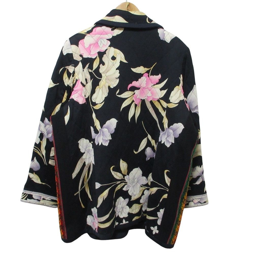 Other Other LEONARD Flower Print Silk Blend Quilted Coat Textile Outerwear DUTY FREE for USA Size ONE SIZE - 2 Thumbnail