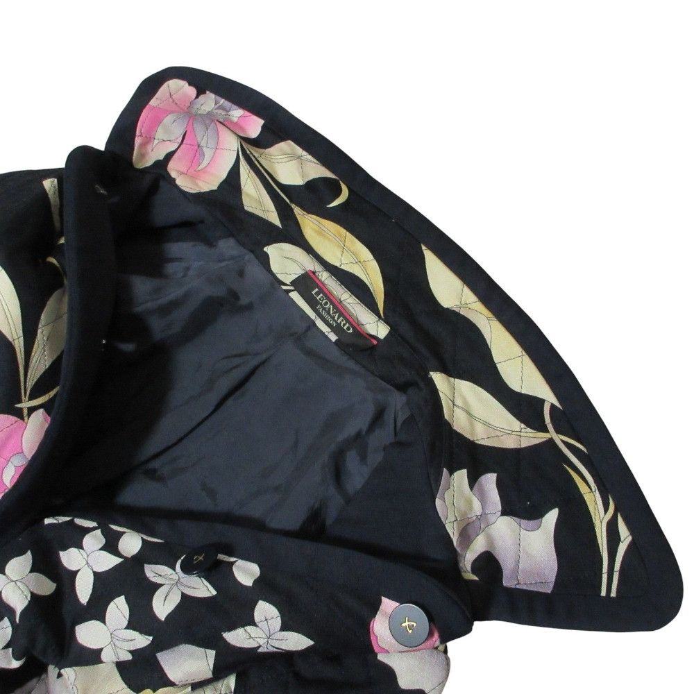 Other Other LEONARD Flower Print Silk Blend Quilted Coat Textile Outerwear DUTY FREE for USA Size ONE SIZE - 8 Thumbnail