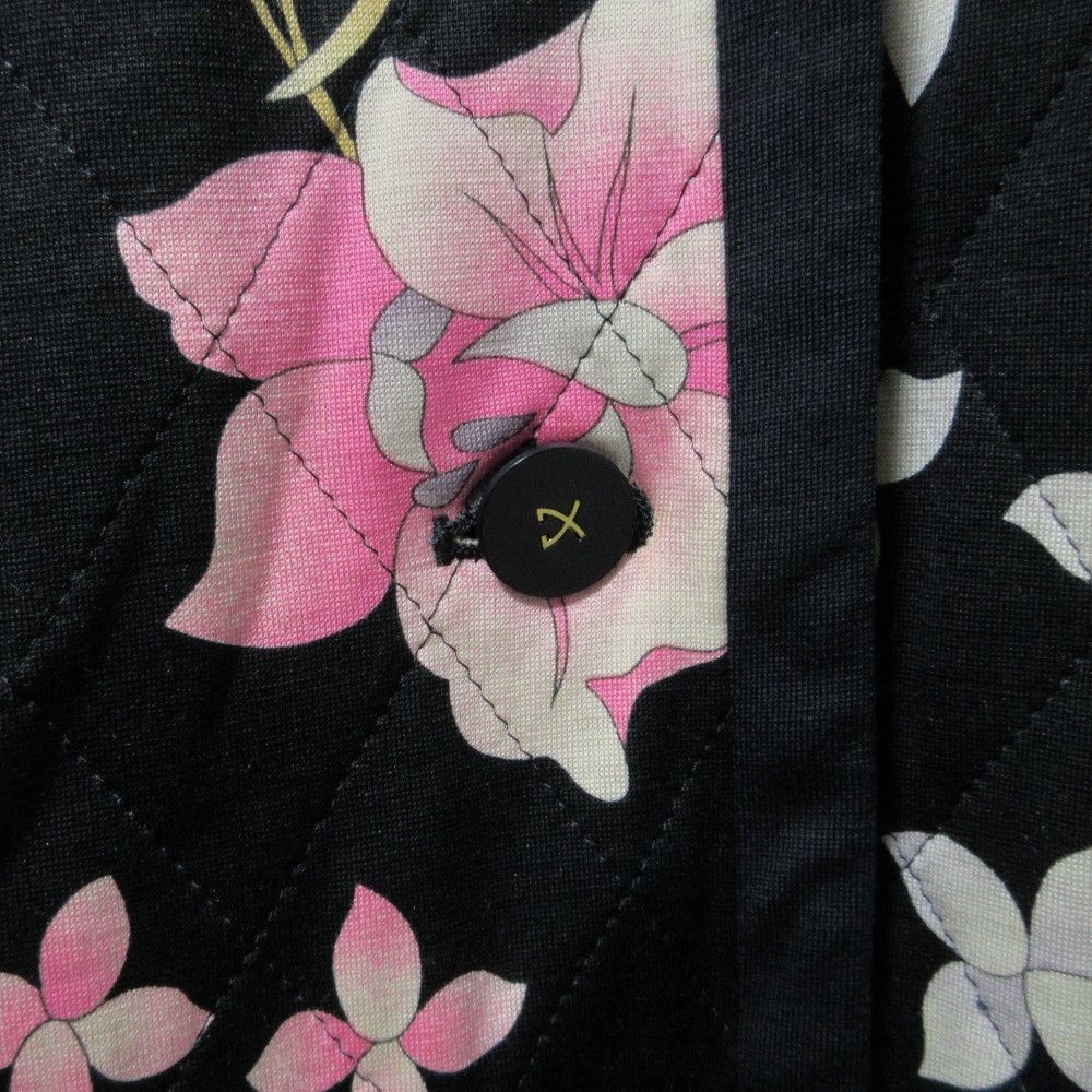 Other Other LEONARD Flower Print Silk Blend Quilted Coat Textile Outerwear DUTY FREE for USA Size ONE SIZE - 4 Thumbnail