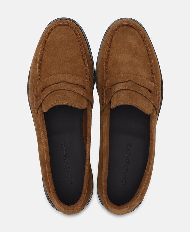 Manolo Blahnik Marrone Loafers Size US 7.5 / EU 40-41 - 3 Thumbnail