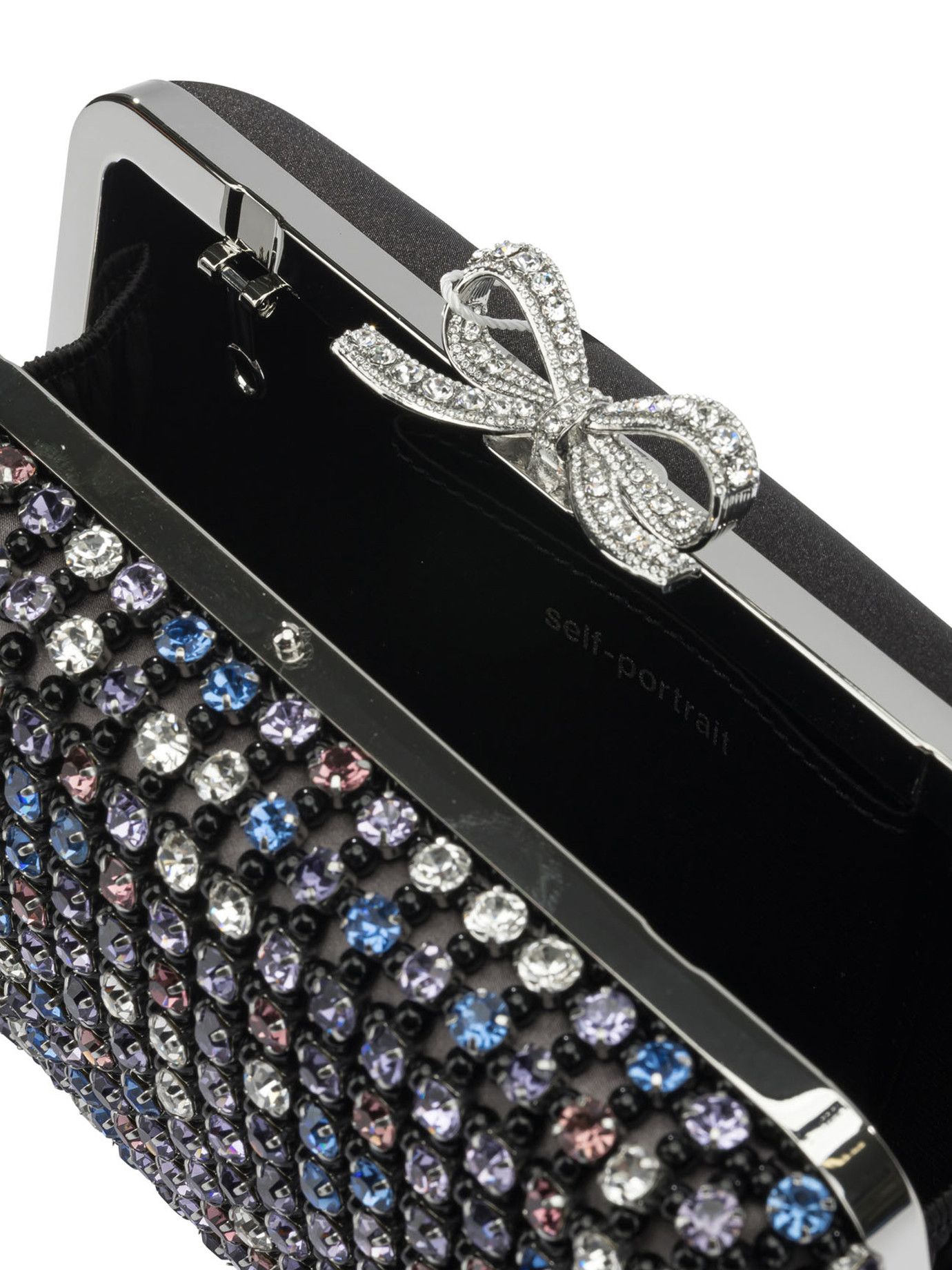 Self-Portrait Self-Portrait Multi-Crystal Knit Clutch Bag Women - USA Duties Paid Size ONE SIZE - 5 Thumbnail