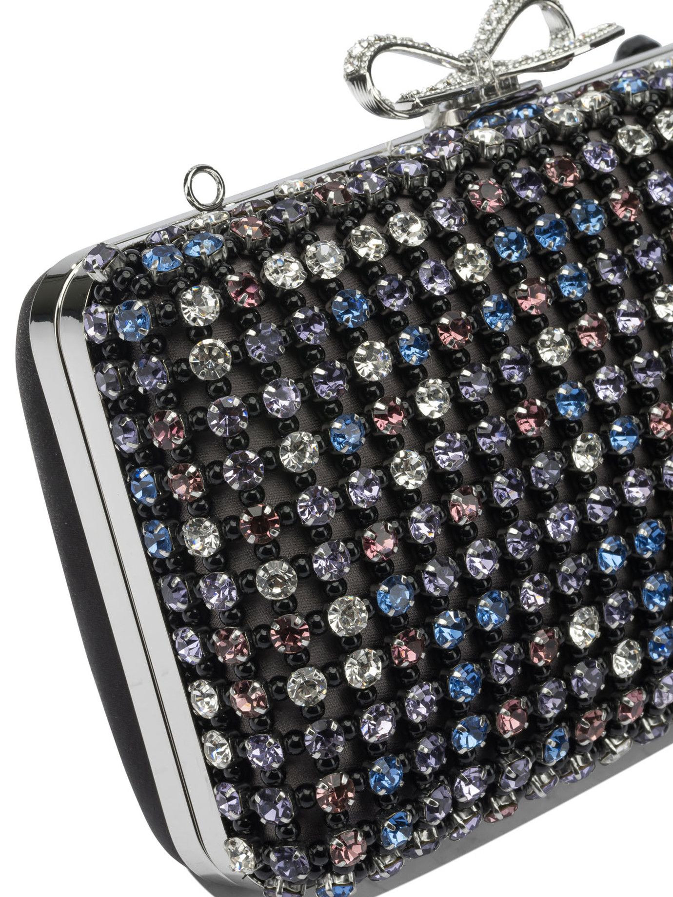 Self-Portrait Self-Portrait Multi-Crystal Knit Clutch Bag Women - USA Duties Paid Size ONE SIZE - 4 Thumbnail