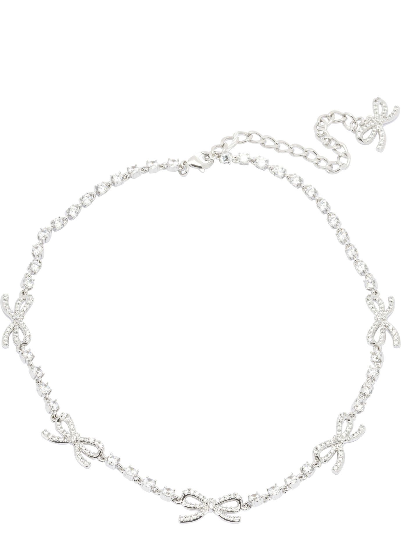 Self-Portrait Self-Portrait Necklace With Bows And Crystals Women - USA Duties Paid Size ONE SIZE - 2 Thumbnail