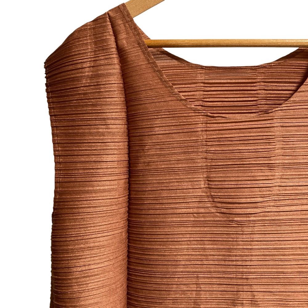 Issey Miyake Issey Miyake PLEATS PLEASE Bounce Polyester Sleeveless Top Plastic / Synthetic Tops PP23-JT595 DUTY FREE for USA Size ONE SIZE - 2 Thumbnail