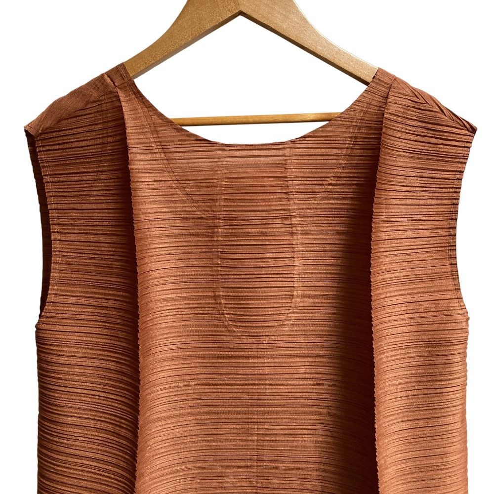 Issey Miyake Issey Miyake PLEATS PLEASE Bounce Polyester Sleeveless Top Plastic / Synthetic Tops PP23-JT595 DUTY FREE for USA Size ONE SIZE - 4 Thumbnail