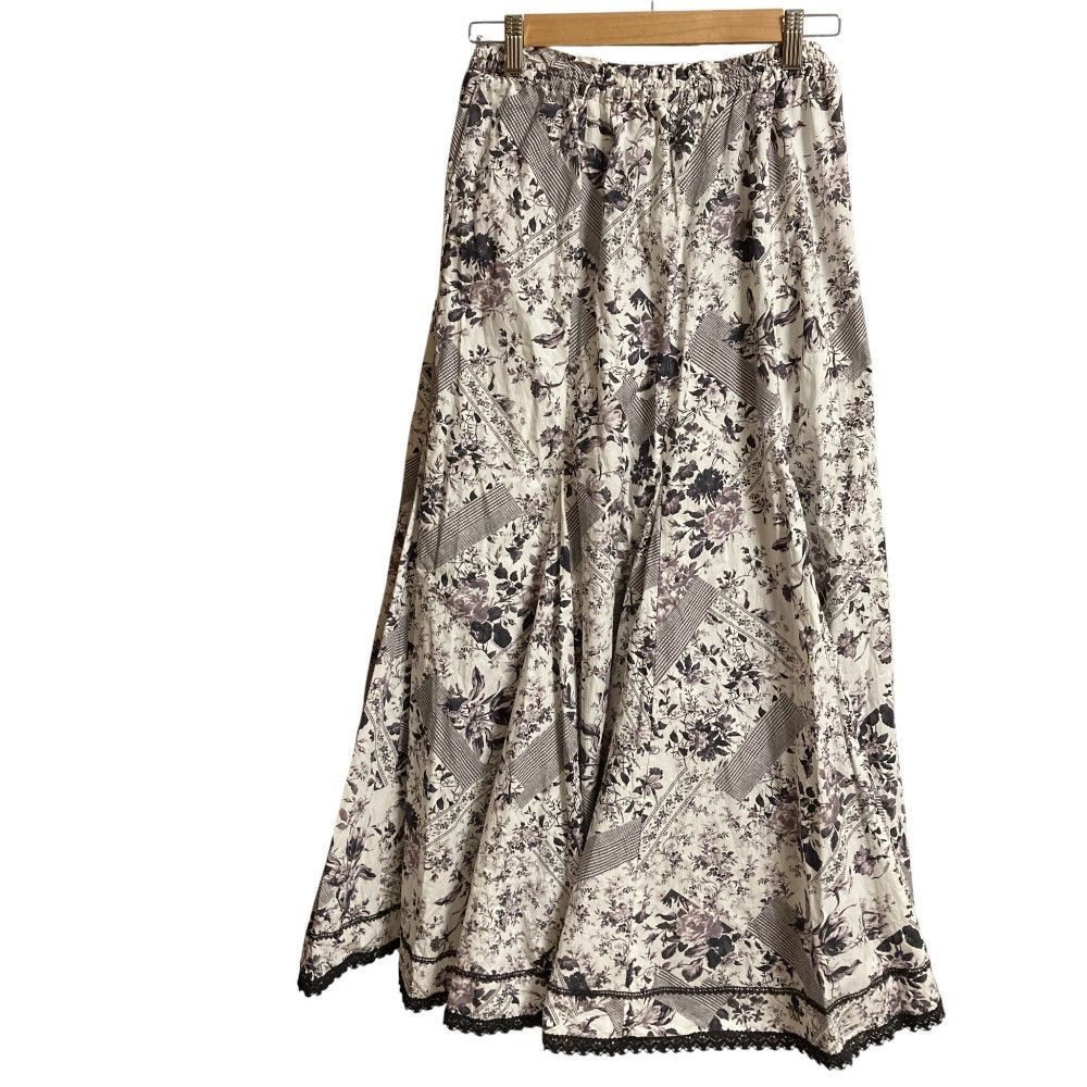 Other Other PINK HOUSE Flower Print Lace Long Skirt Textile Skirts A2184FSY263 DUTY FREE for USA Size ONE SIZE - 4 Thumbnail