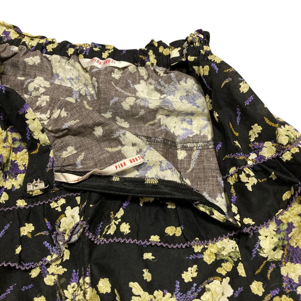 Other Other PINK HOUSE Flower Print Tiered Skirt Textile Skirts A2181FSY262 DUTY FREE for USA Size ONE SIZE - 4 Thumbnail