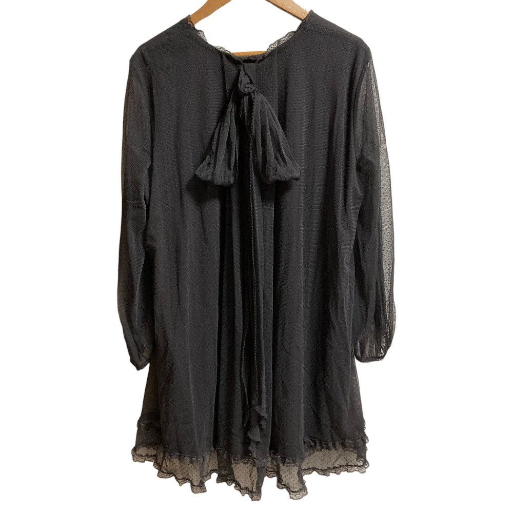 Other Other INGEBORG Dot Tulle Ribbon Tie Tunic Others Tops A2231FBY016 DUTY FREE for USA Size ONE SIZE - 3 Thumbnail