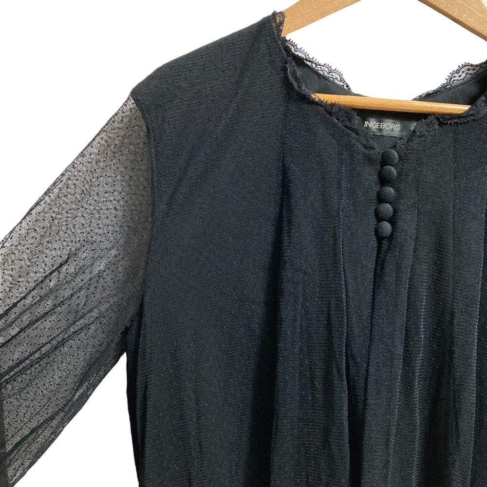 Other Other Ingeborg Dot Tulle Ribbon Tie Tunic Others Tops A2231FBY016 DUTY FREE for USA Size ONE SIZE - 2 Thumbnail
