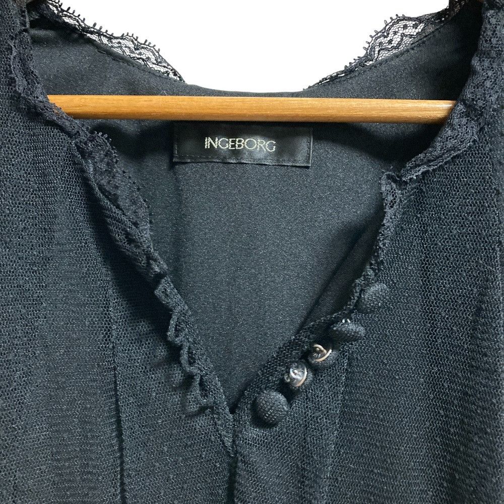 Other Other Ingeborg Dot Tulle Ribbon Tie Tunic Others Tops A2231FBY016 DUTY FREE for USA Size ONE SIZE - 3 Thumbnail