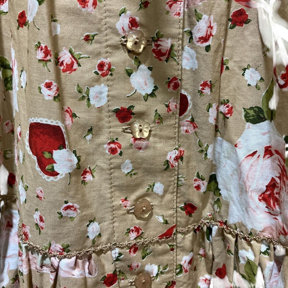 Other Other PINK HOUSE Ornament Rose Print Skirt Textile Skirts A2131FSY002 DUTY FREE for USA Size ONE SIZE - 3 Thumbnail
