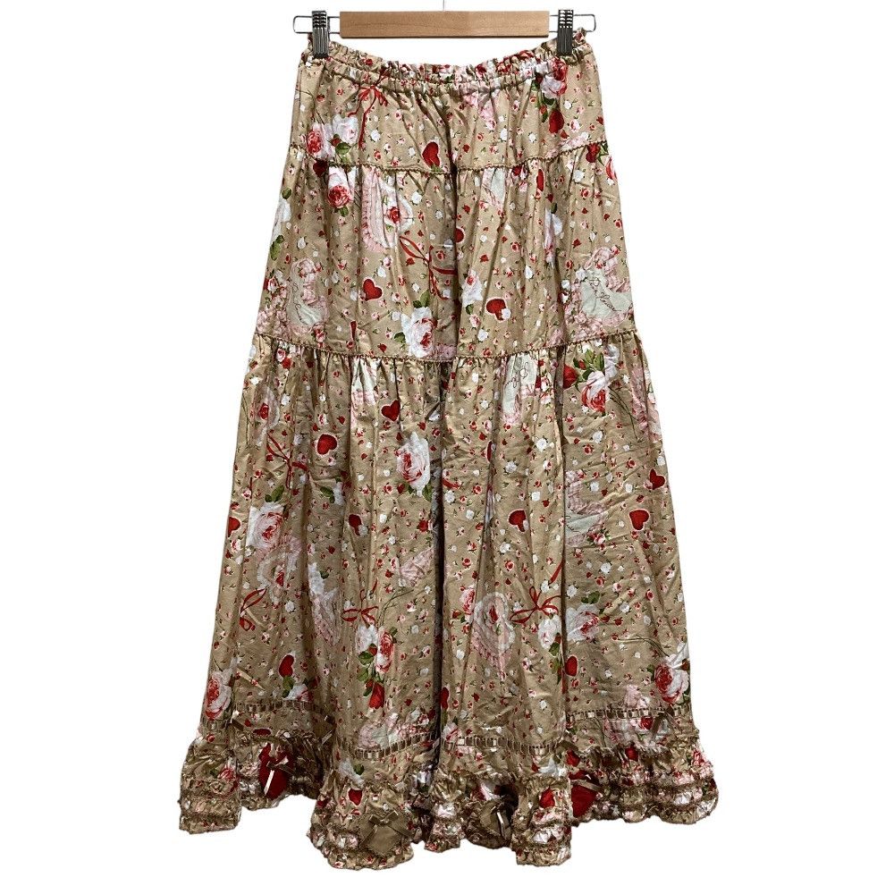 Other Other PINK HOUSE Ornament Rose Print Skirt Textile Skirts A2131FSY002 DUTY FREE for USA Size ONE SIZE - 5 Thumbnail