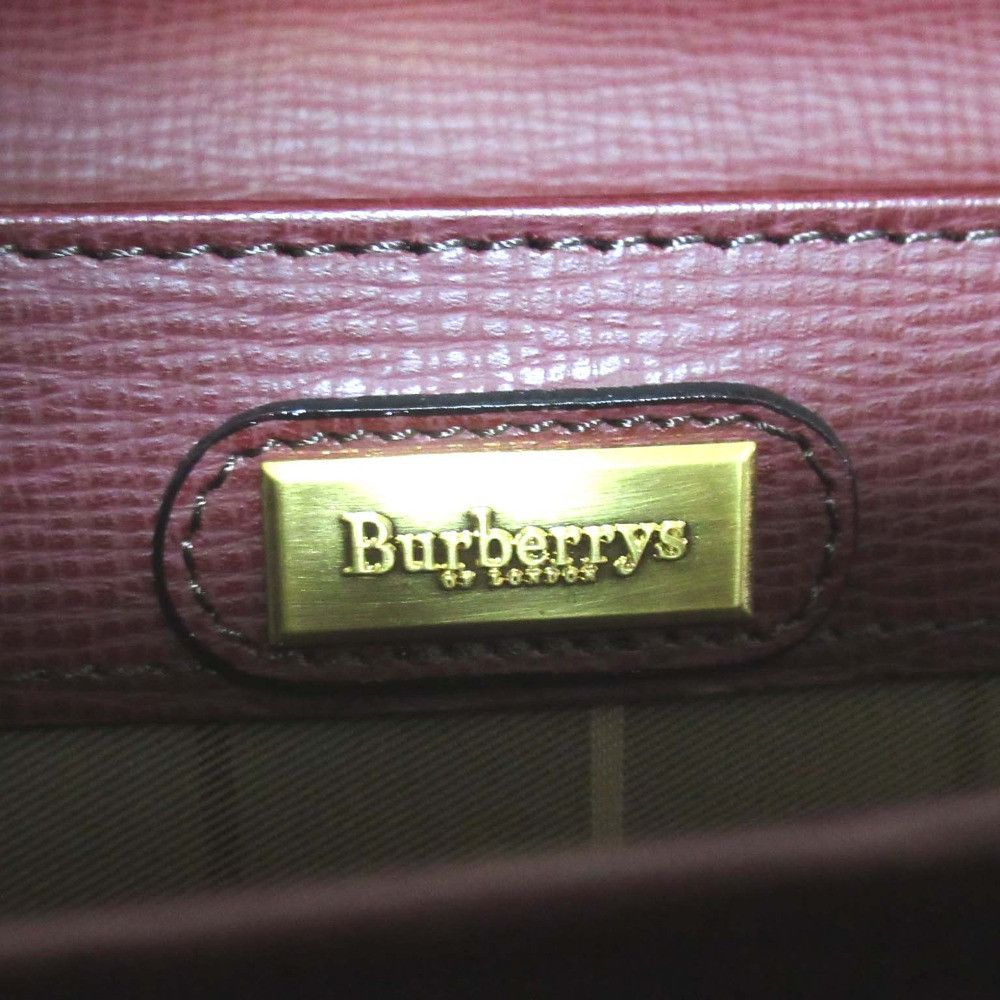 Burberry Burberry Burberrys Leather Briefcase Leather Business Bag DUTY FREE for USA Size ONE SIZE - 11 Thumbnail