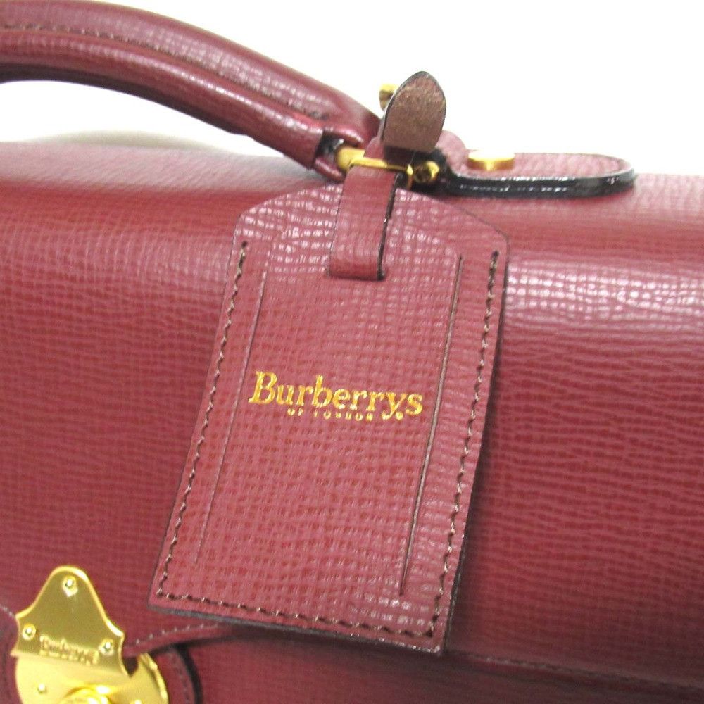 Burberry Burberry Burberrys Leather Briefcase Leather Business Bag DUTY FREE for USA Size ONE SIZE - 7 Thumbnail