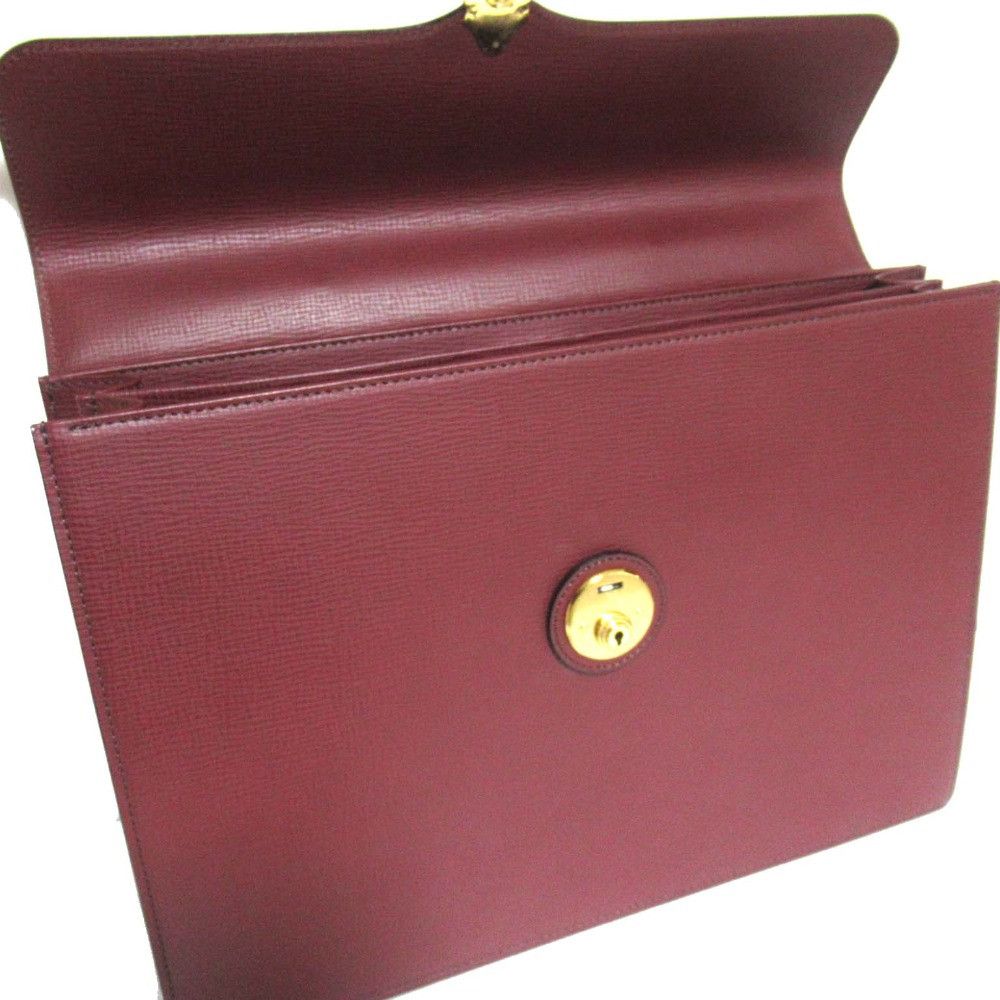 Burberry Burberry Burberrys Leather Briefcase Leather Business Bag DUTY FREE for USA Size ONE SIZE - 3 Thumbnail