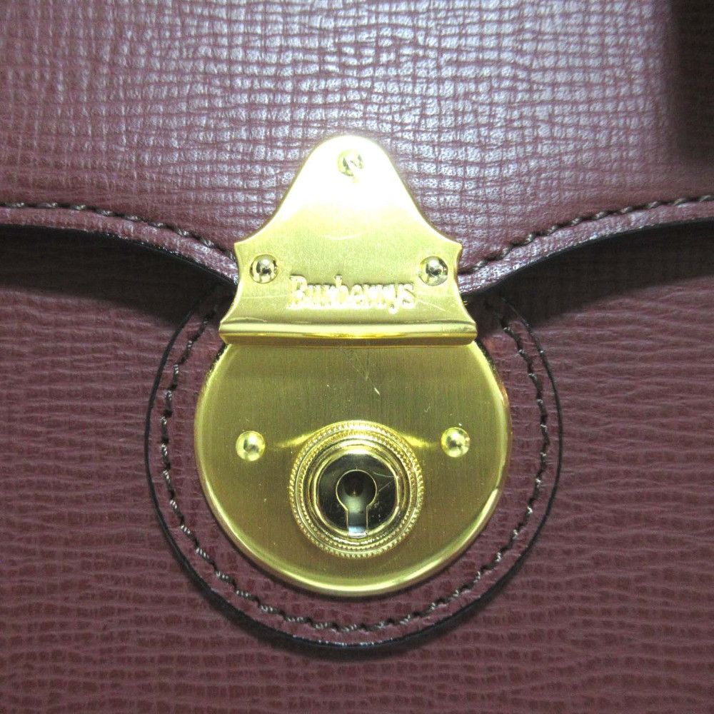 Burberry Burberry Burberrys Leather Briefcase Leather Business Bag DUTY FREE for USA Size ONE SIZE - 6 Thumbnail