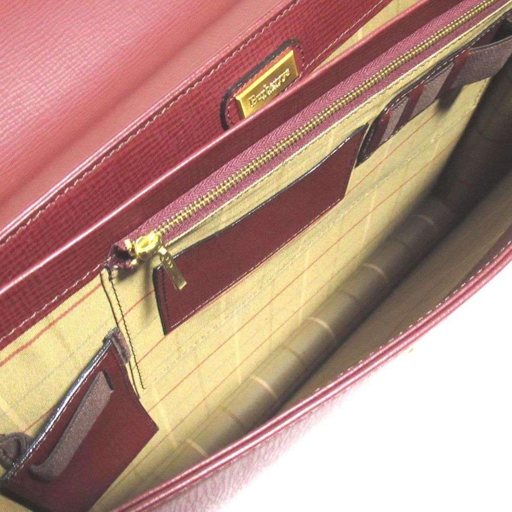 Burberry Burberry Burberrys Leather Briefcase Leather Business Bag DUTY FREE for USA Size ONE SIZE - 9 Thumbnail