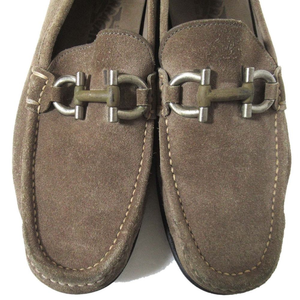 Salvatore Ferragamo Salvatore Ferragamo Salvatore Ferragamo Gancini Suede Loafer Leather Shoes DUTY FREE for USA Size ONE SIZE - 4 Thumbnail