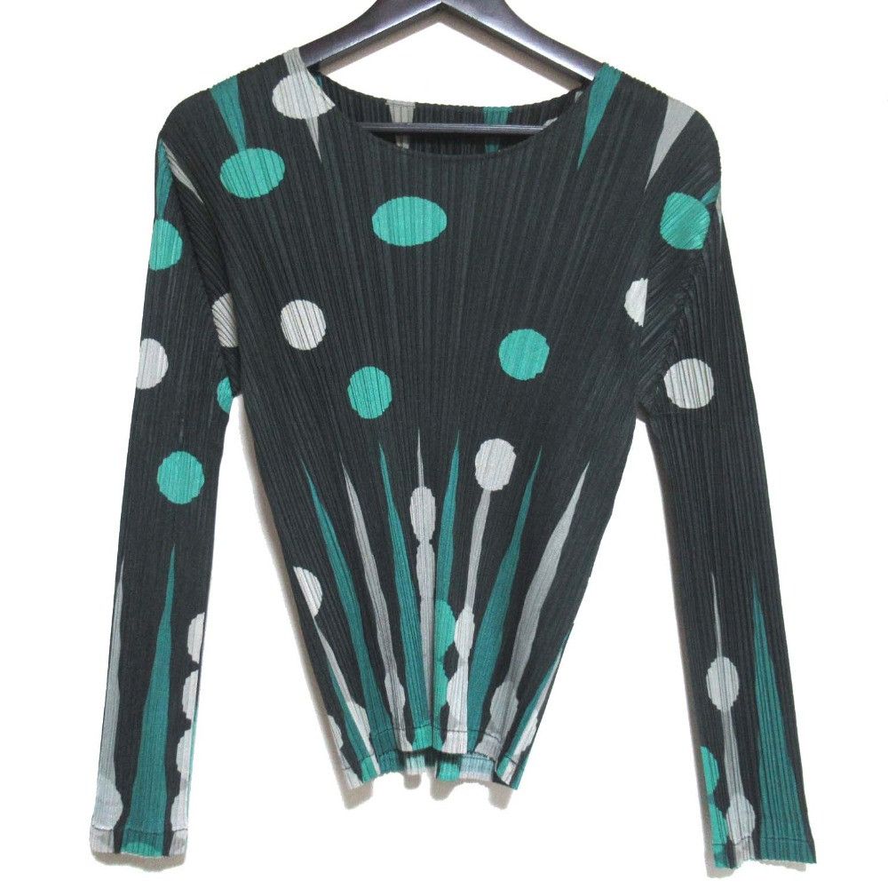 Issey Miyake Issey Miyake PLEATS PLEASE Dot Set Up Textile Tops DUTY FREE for USA Size ONE SIZE - 2 Thumbnail