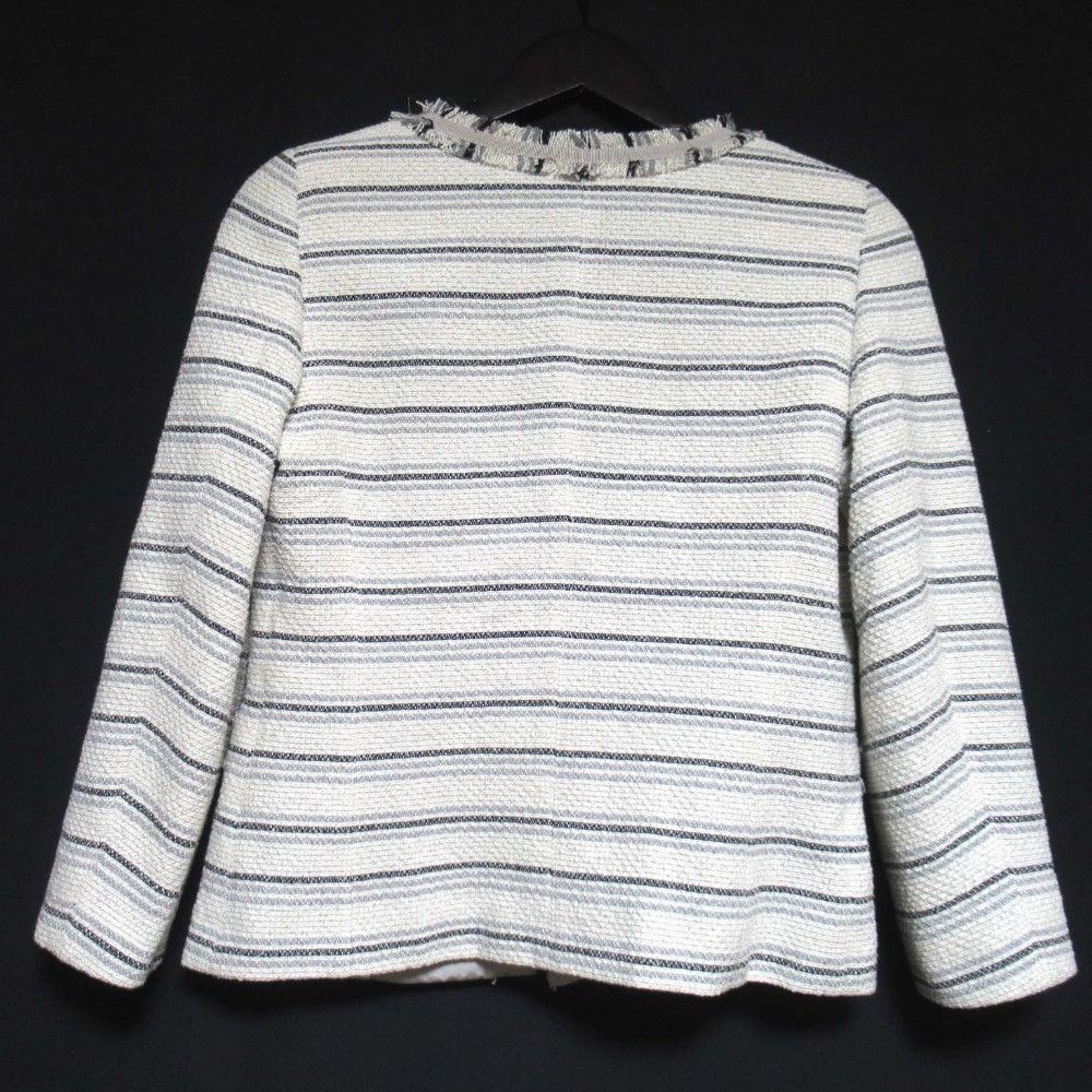 Max Mara MaxMara Max Mara Weekend Lame Tweed Collarless Jacket Textile Outerwear DUTY FREE for USA Size ONE SIZE - 2 Thumbnail