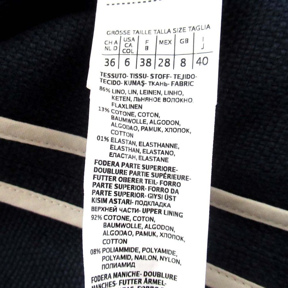 Max Mara MaxMara S Max Mara Linen Tailored Jacket Textile Outerwear DUTY FREE for USA Size ONE SIZE - 7 Thumbnail