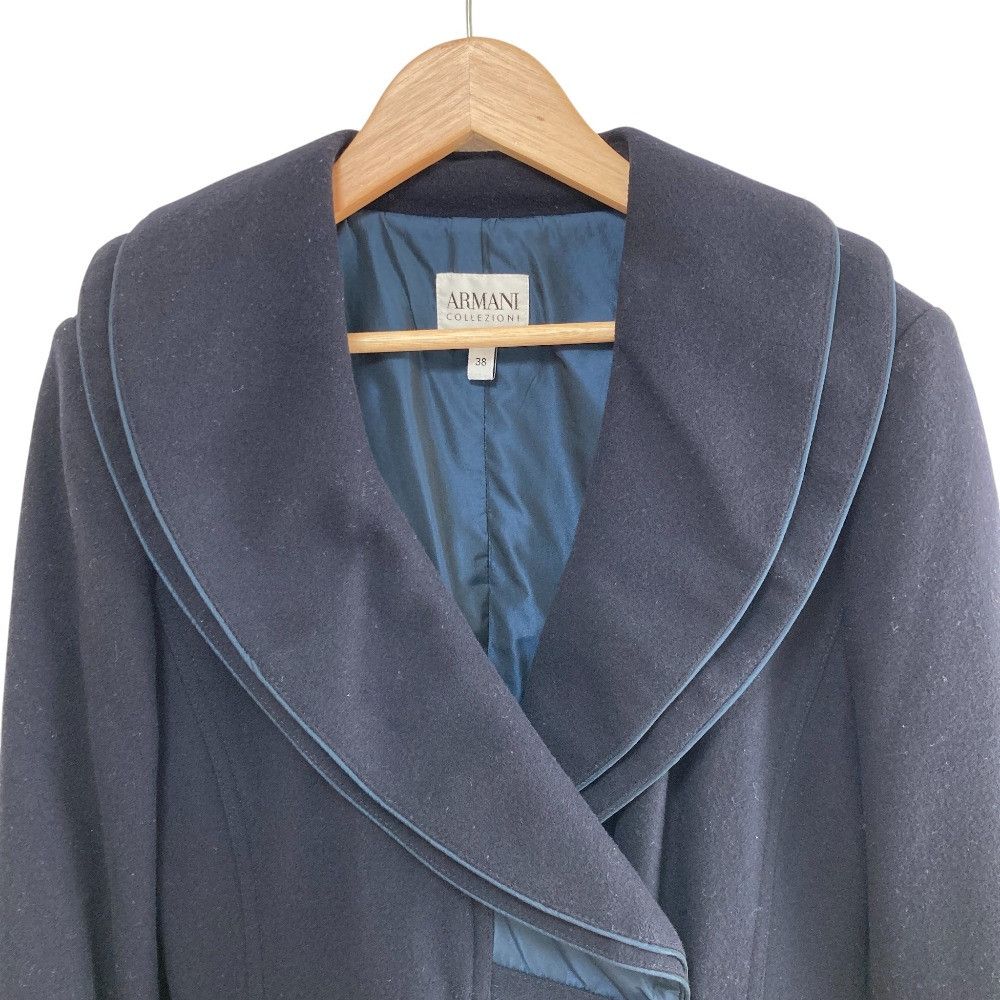 Armani Armani Armani Collezioni Wool Cashmere Coat Textile Outerwear DUTY FREE for USA Size ONE SIZE - 4 Thumbnail