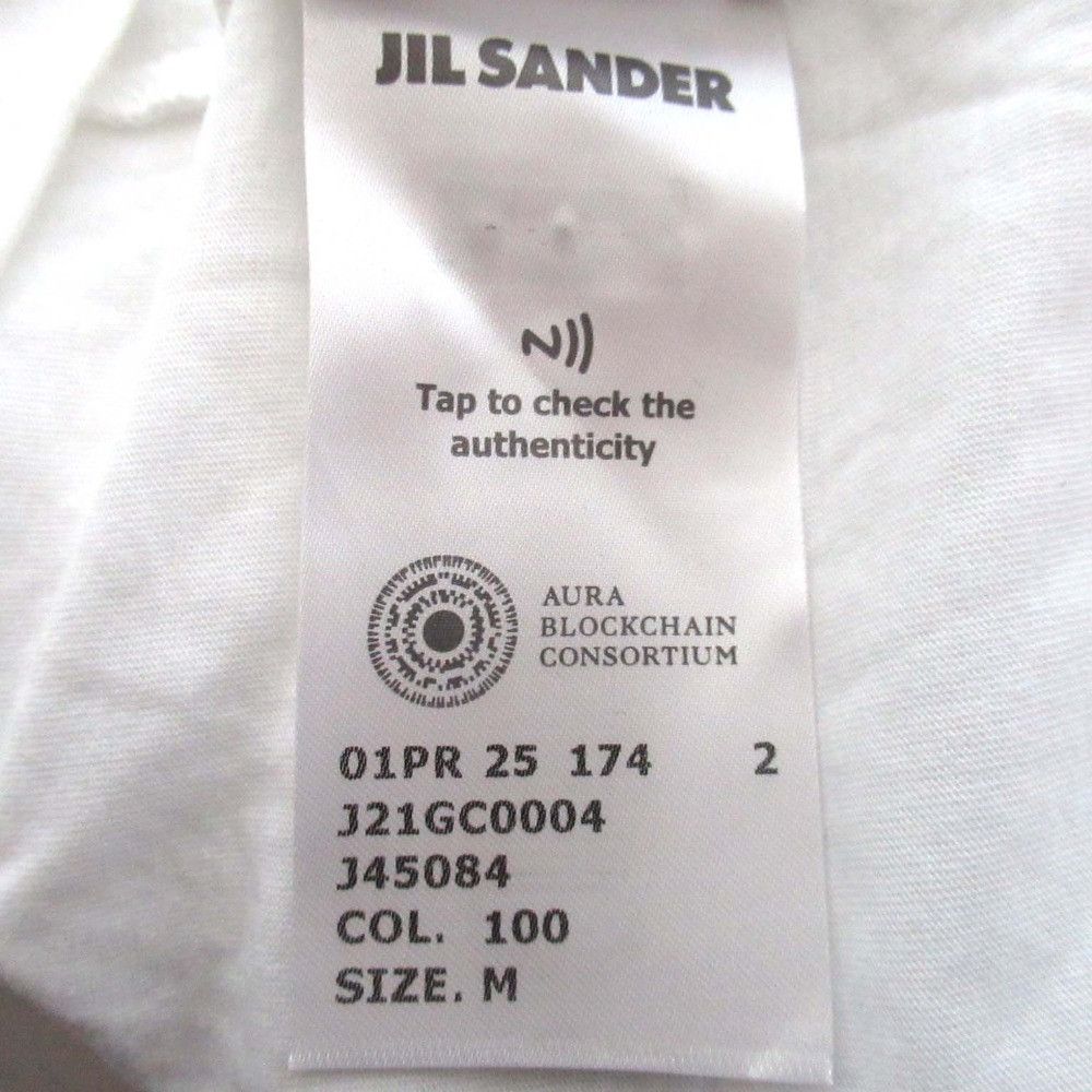 Jil Sander Jil Sander Jil Sander T-shirt Cotton T-shirt Textile T-Shirts J21GC0004 DUTY FREE for USA Size ONE SIZE - 5 Thumbnail