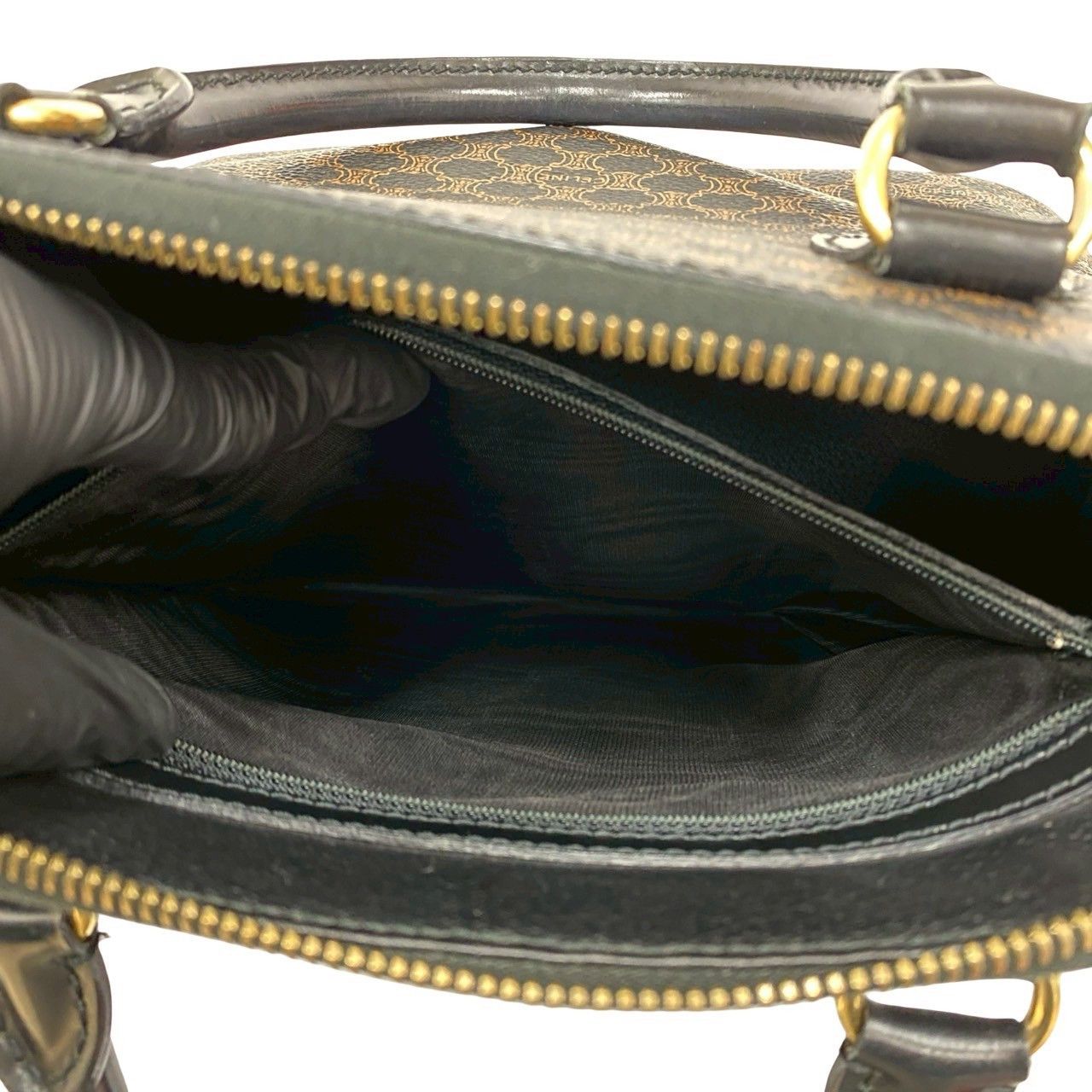 Celine Celine Celine Macadam Blazon Leather Handbag Leather Handbag DUTY FREE for USA Size ONE SIZE - 11 Thumbnail