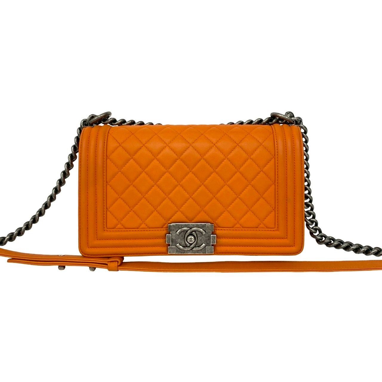 Chanel Chanel Chanel Boy Chanel Leather Shoulder Bag Leather Shoulder Bag DUTY FREE for USA Size ONE SIZE - 2 Thumbnail