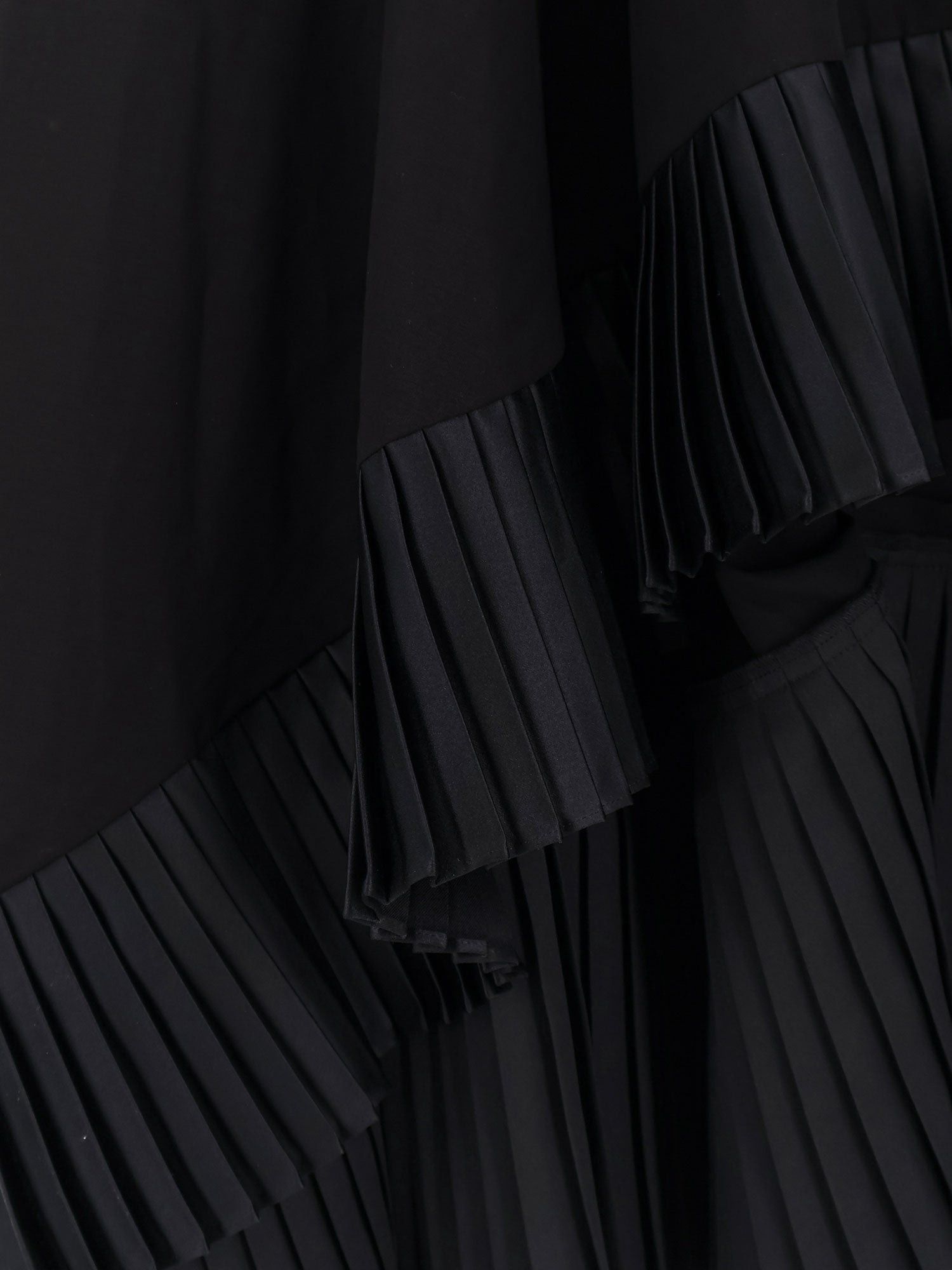 Sacai Sacai Cotton dress with pleated details Tag Size 2 Women - USA Tariffs Included Size M / US 6-8 / IT 42-44 - 3 Thumbnail
