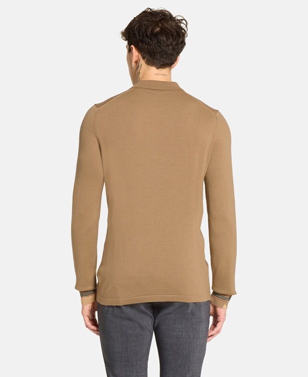 Burberry Woolen long sleeve polo Size US M / EU 48-50 / 2 - 2 Thumbnail