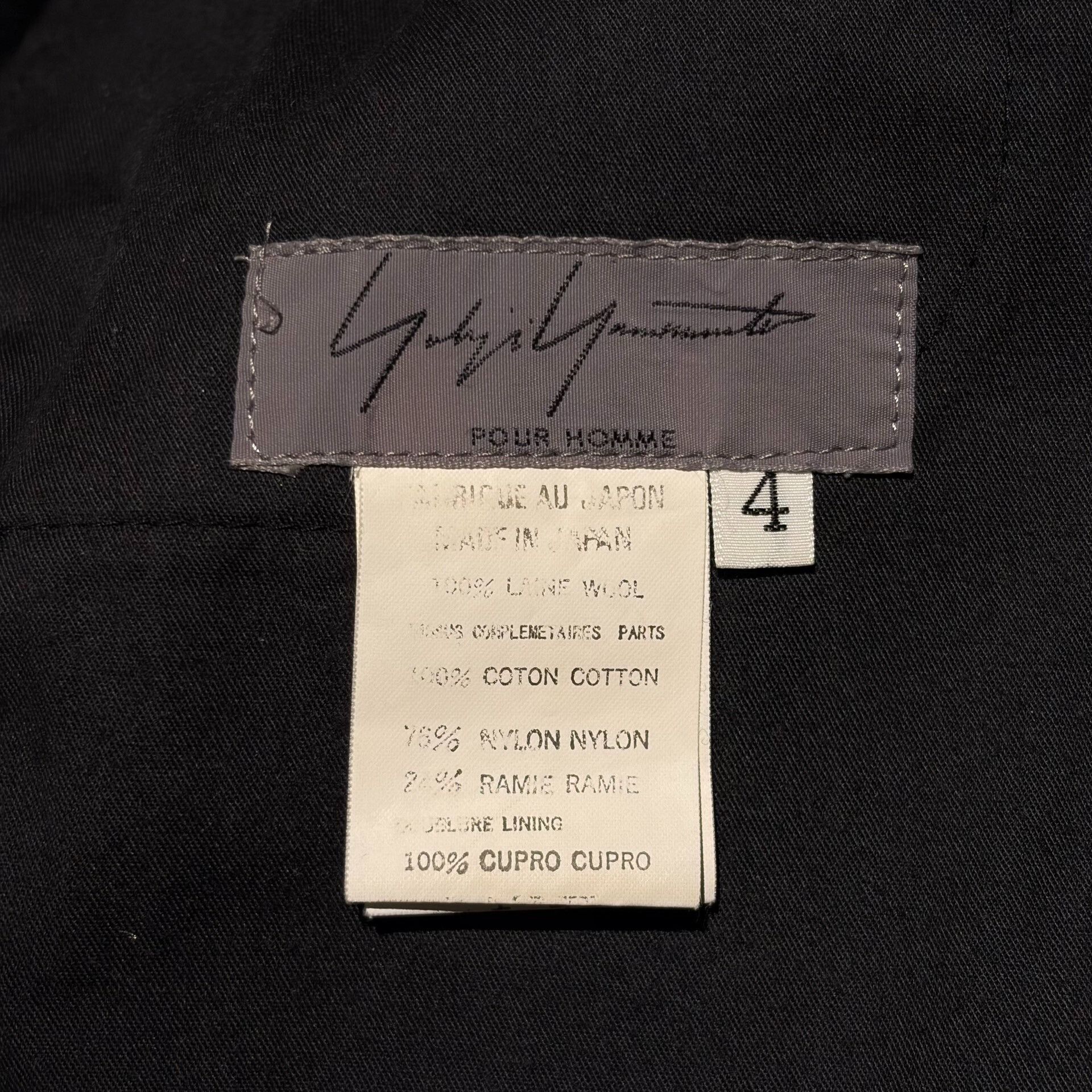 Yohji Yamamoto black wool trousers by yohji yamamoto Size US 31 - 5 Thumbnail
